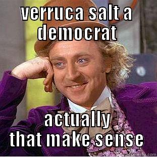 VERRUCA SALT A DEMOCRAT ACTUALLY THAT MAKE SENSE Condescending Wonka