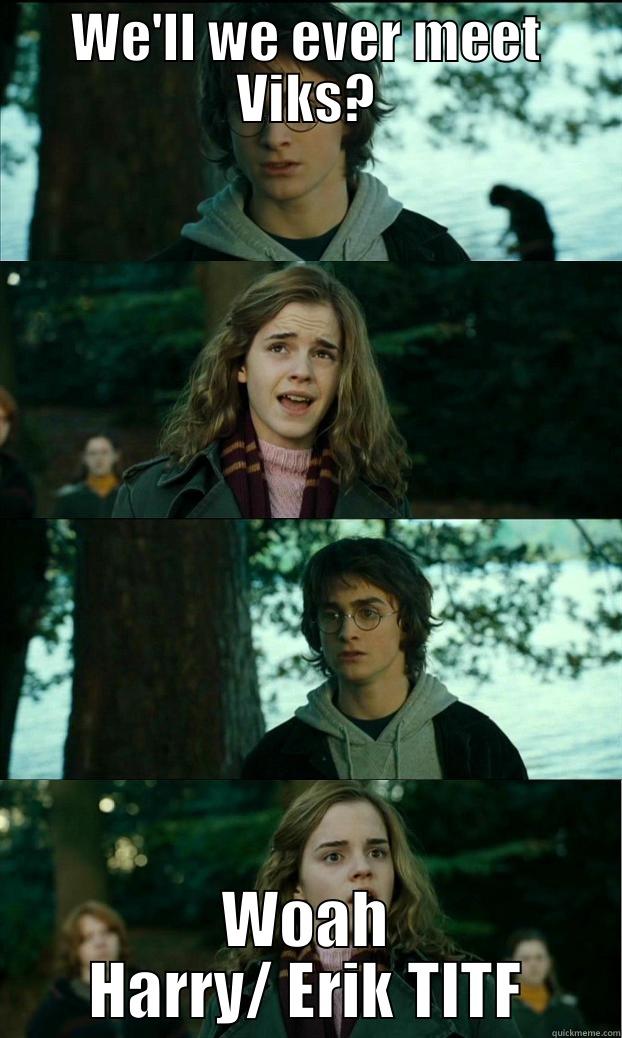 WE'LL WE EVER MEET VIKS? WOAH HARRY/ ERIK TITF Horny Harry