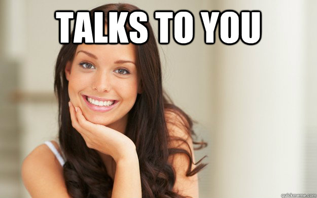 Talks to you   Good Girl Gina