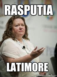 RASPUTIA Latimore - RASPUTIA Latimore  Scumbag Gina Rinehart