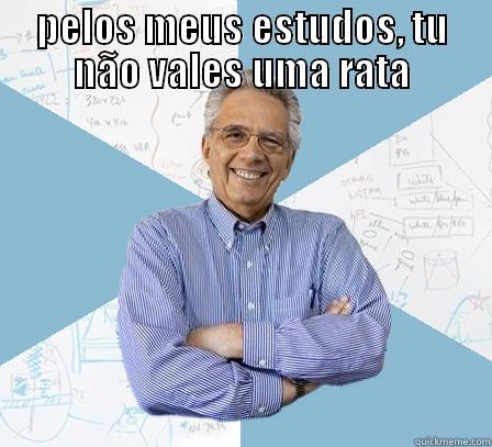 PELOS MEUS ESTUDOS, TU NÃO VALES UMA RATA  Engineering Professor