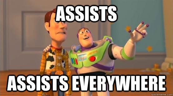 assists assists everywhere - assists assists everywhere  Buzz Glitter