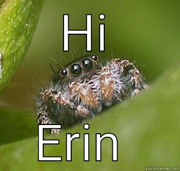 Erins friend  - HI ERIN  Misunderstood Spider