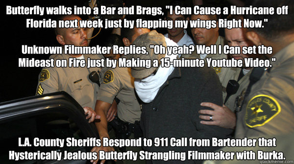 Butterfly walks into a Bar and Brags, 