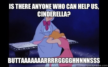 Is there anyone who can help us, Cinderella? BUTTAAAAAAARRRRGGGGHHNNNSSS  No Bullshit Fairy Godmother
