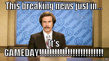 This News just in - THIS BREAKING NEWS JUST IN... IT'S GAMEDAY!!!!!!!!!!!!!!!!!!!!!!!!! Misc