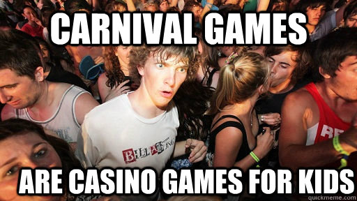 Carnival games Are casino games for kids  Sudden Clarity Clarence
