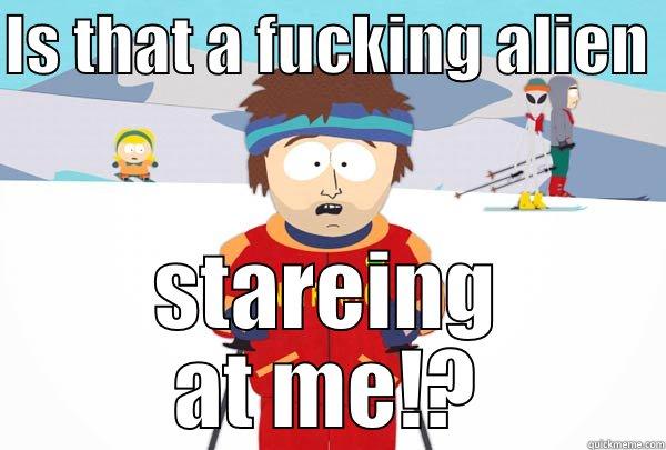 IS THAT A FUCKING ALIEN  STAREING AT ME!? Super Cool Ski Instructor