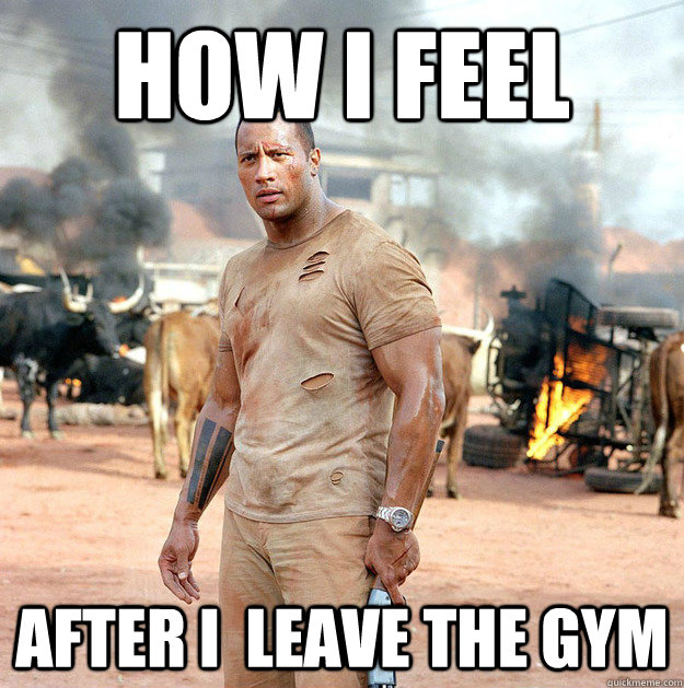 How I Feel After I  Leave the Gym - How I Feel After I  Leave the Gym  Gymrock