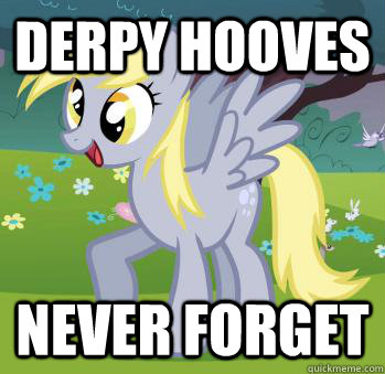 Derpy Hooves never forget  derpy