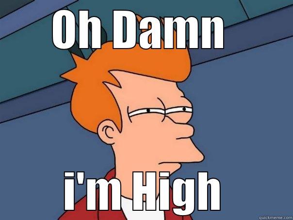 OH DAMN  I'M HIGH Futurama Fry