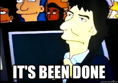  It's been done -  It's been done  Simpsons George Harrison