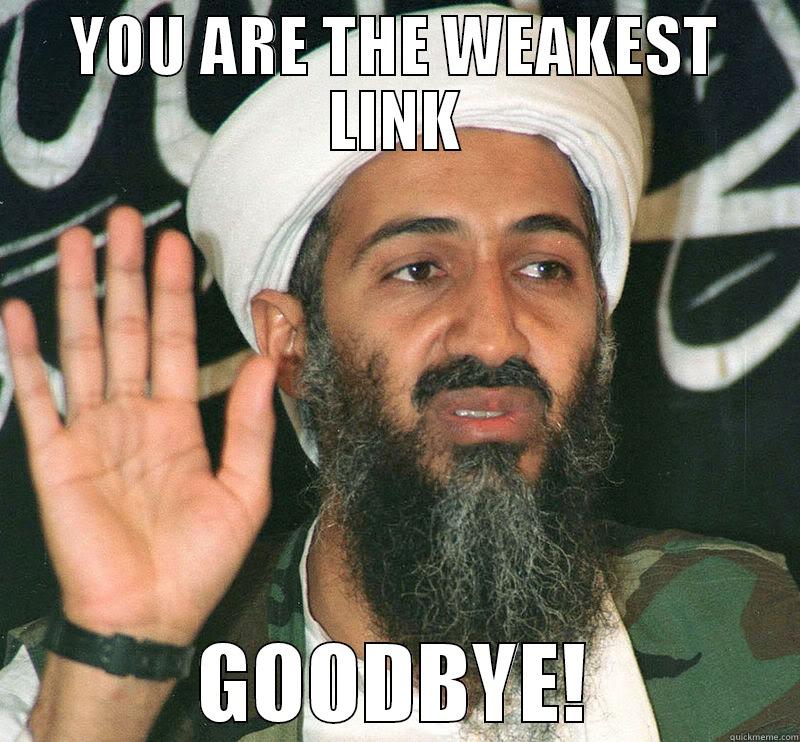 WEAKEST LINK - YOU ARE THE WEAKEST LINK GOODBYE! Misc
