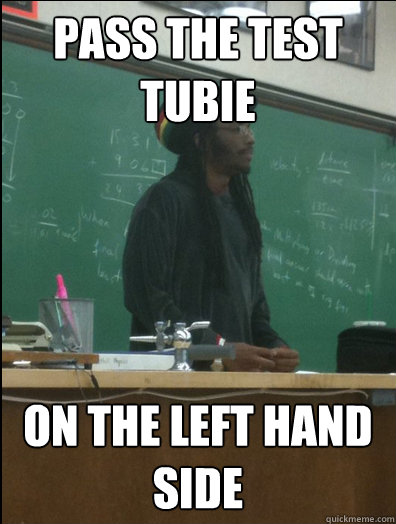 Pass the test tubie On the left hand side  Rasta Science Teacher