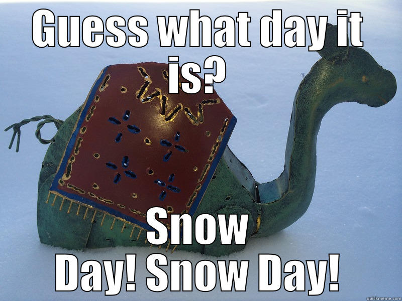 GUESS WHAT DAY IT IS? SNOW DAY! SNOW DAY! Misc