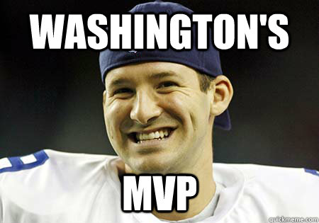 Washington's MVP   Tony Romo