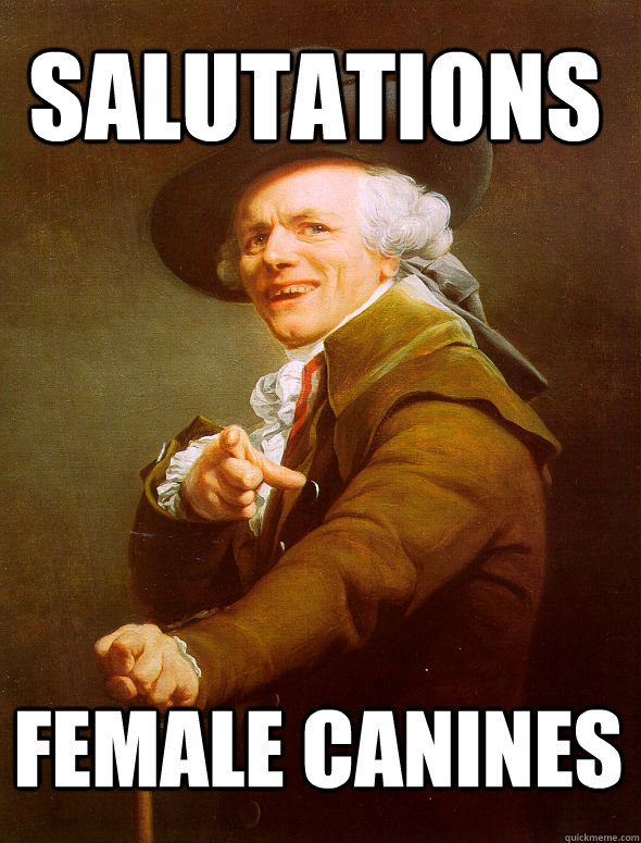 Salutations Female Canines  JosephDucreux