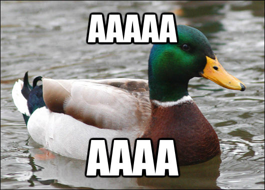 AAAAA AAAA  Actual Advice Mallard