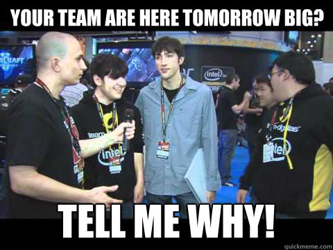 Your team Are Here tomorrow big? Tell me WHY! - Your team Are Here tomorrow big? Tell me WHY!  Scara trolling