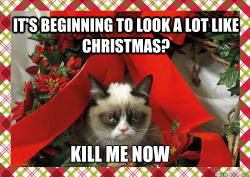 It's beginning to look a lot like Christmas? kill me now  merry christmas