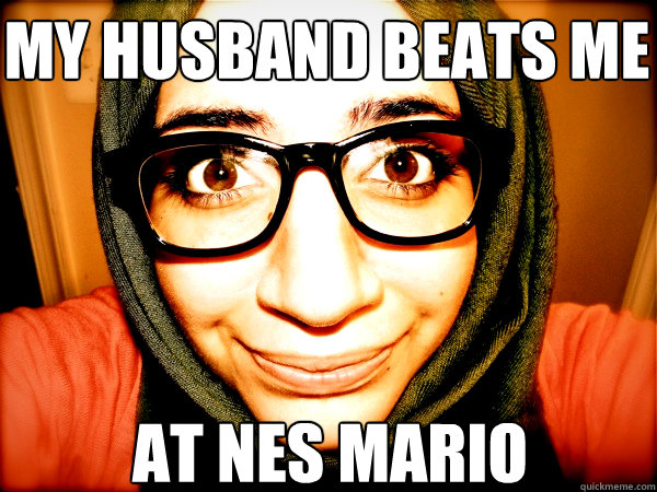 MY HUSBAND BEATS ME AT NES MARIO  Hipster Hijabi