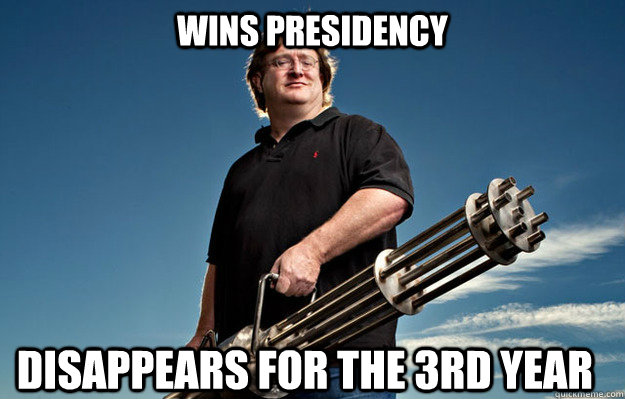 Wins presidency disappears for the 3rd year  Badass Gabe