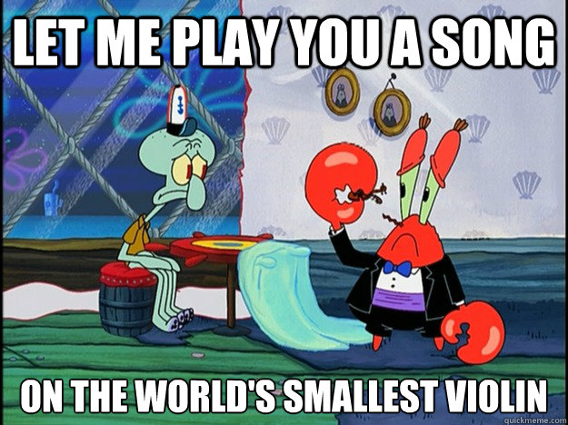 LET ME PLAY YOU A SONG ON THE WORLD'S SMALLEST VIOLIN  Worlds Smallest Violin