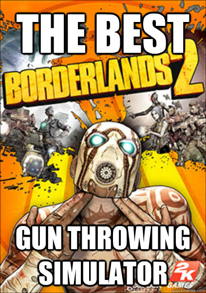 The best gun throwing simulator  