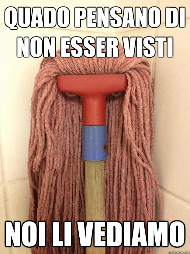 quado pensano di non esser visti noi li vediamo - quado pensano di non esser visti noi li vediamo  Insanity Mop