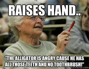 Raises hand.. 