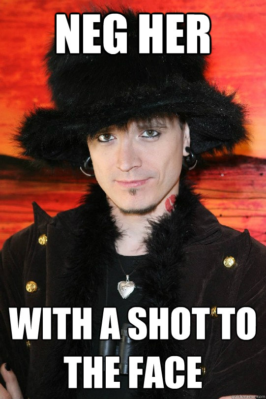 neg her with a shot to the face  Lolgame