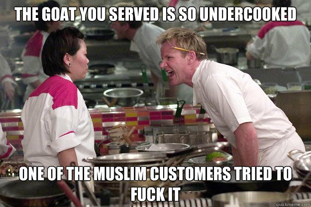 the goat you served is so undercooked one of the muslim customers tried to fuck it Caption 3 goes here - the goat you served is so undercooked one of the muslim customers tried to fuck it Caption 3 goes here  Misc