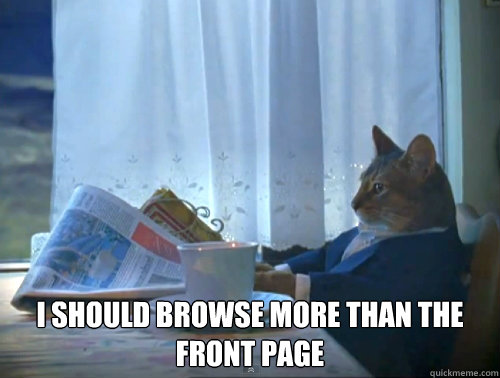  I should browse more than the front page  The One Percent Cat