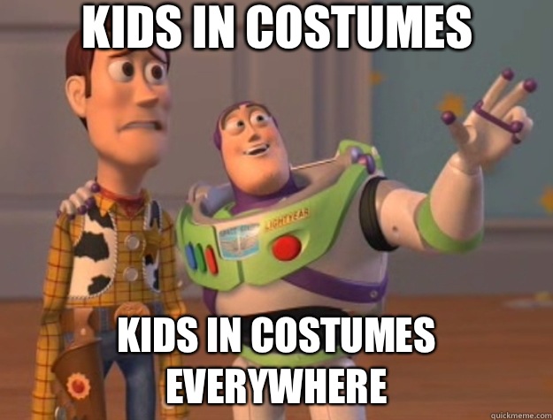 Kids in costumes  Kids in costumes everywhere   Toy Story