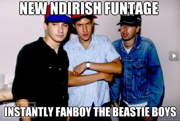 New NDirish FUNTAGE Instantly Fanboy the Beastie Boys  NDirish Beastie Boy Fanboys