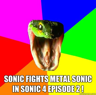 Sonic fights metal Sonic in Sonic 4 episode 2 !  Spoiler Snake