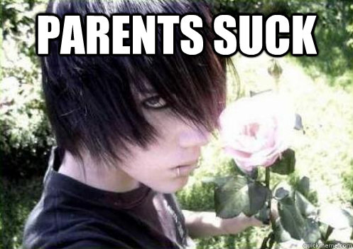 Parents Suck  - Parents Suck   Misunderstood Emo Kid