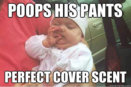 Poops his pants perfect cover scent - Poops his pants perfect cover scent  Misc