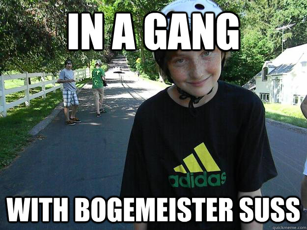 in a gang with bogemeister suss  