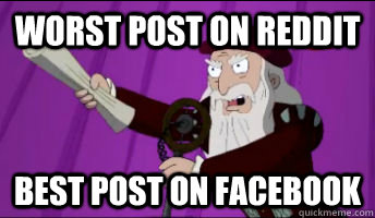 Worst post on reddit Best post on facebook - Worst post on reddit Best post on facebook  Futurama Da Vinci