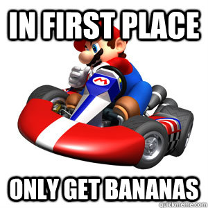 in first place only get bananas  