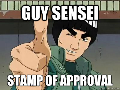 GUY SENSEI STAMP OF APPROVAL - GUY SENSEI STAMP OF APPROVAL  Stamp of approval
