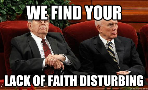 we find your lack of faith disturbing - we find your lack of faith disturbing  Misc