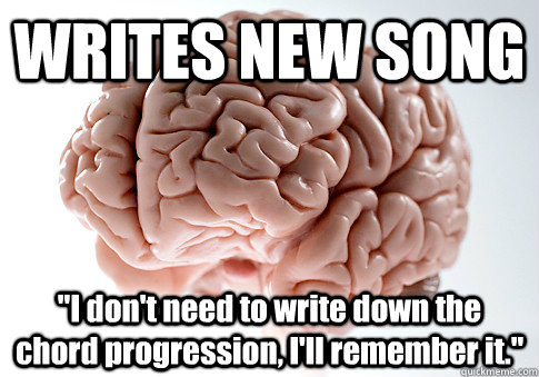 WRITES NEW SONG 