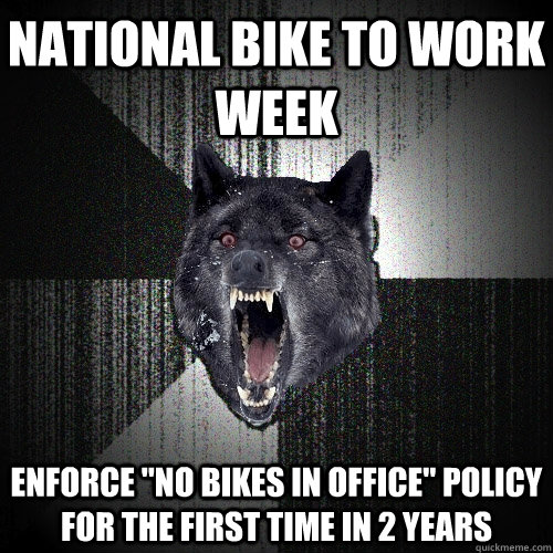National Bike to work week enforce 