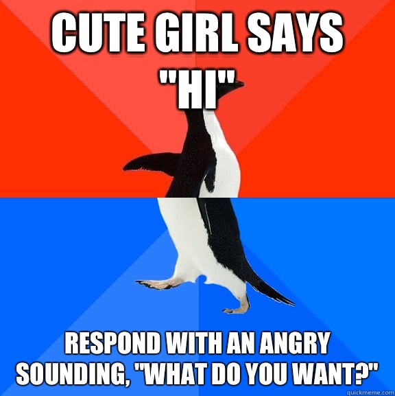 Cute girl says 