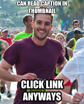 Can read caption in thumbnail click link anyways  Ridiculously photogenic guy