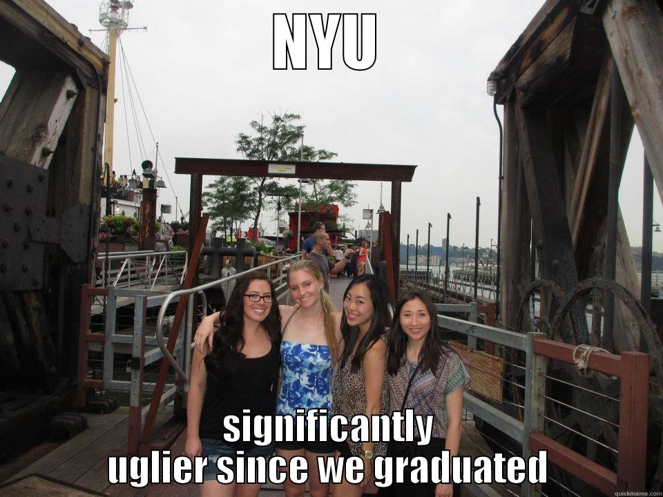 NYU SIGNIFICANTLY UGLIER SINCE WE GRADUATED Misc
