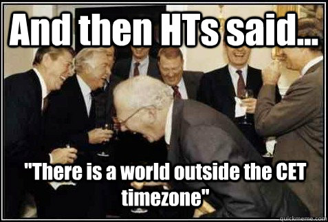 And then HTs said... 