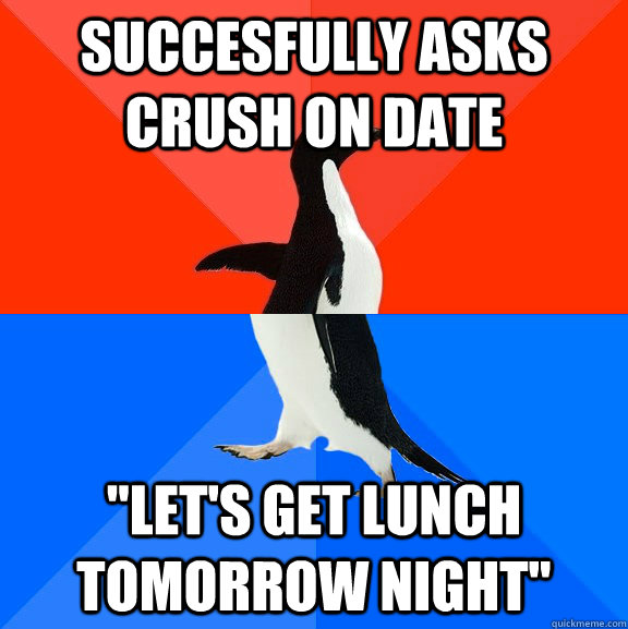 succesfully Asks crush on date 